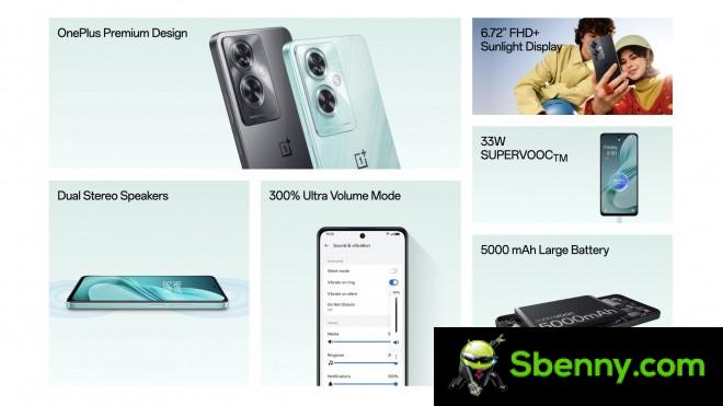 Spécifications principales du OnePlus Nord N30 SE 5G