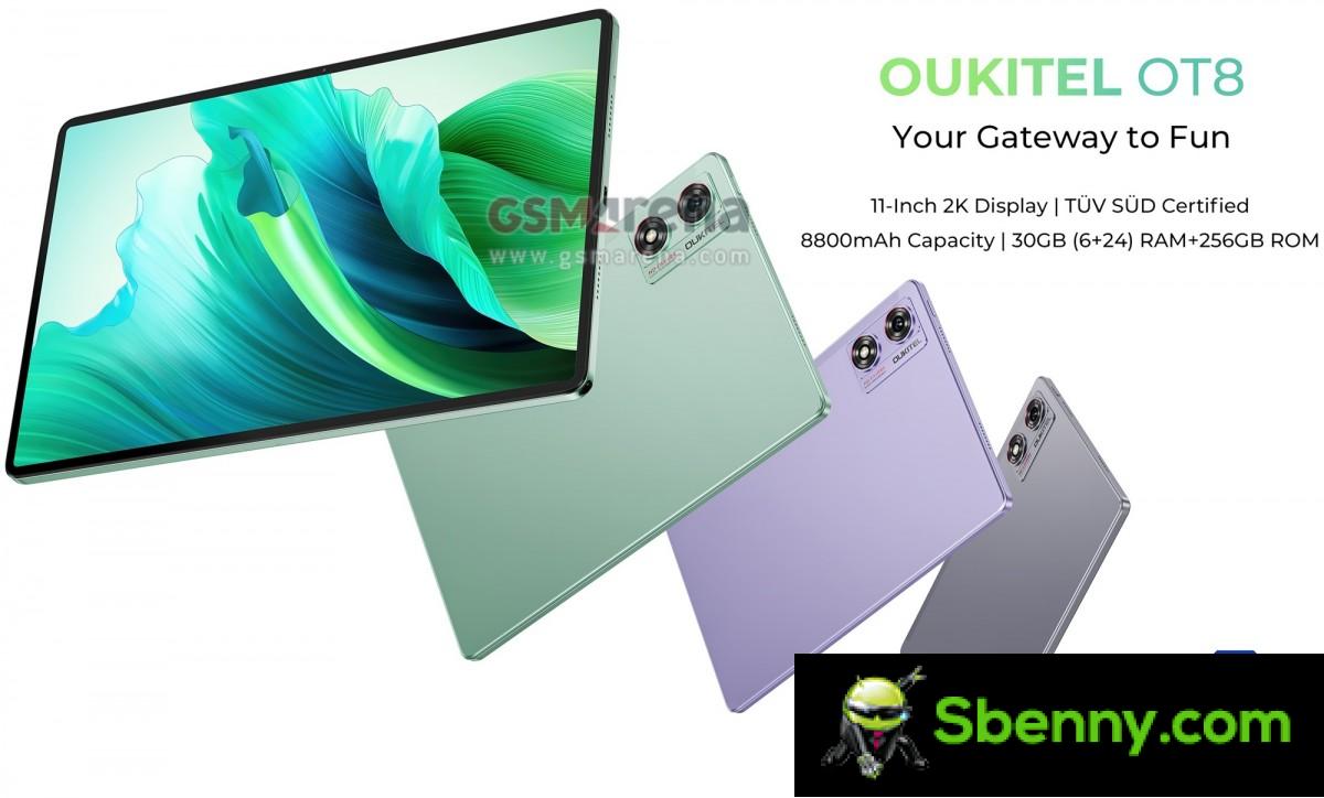 Ecco l'Oukitel OT8 con display 11K da 2'' e batteria da 8,800 mAh