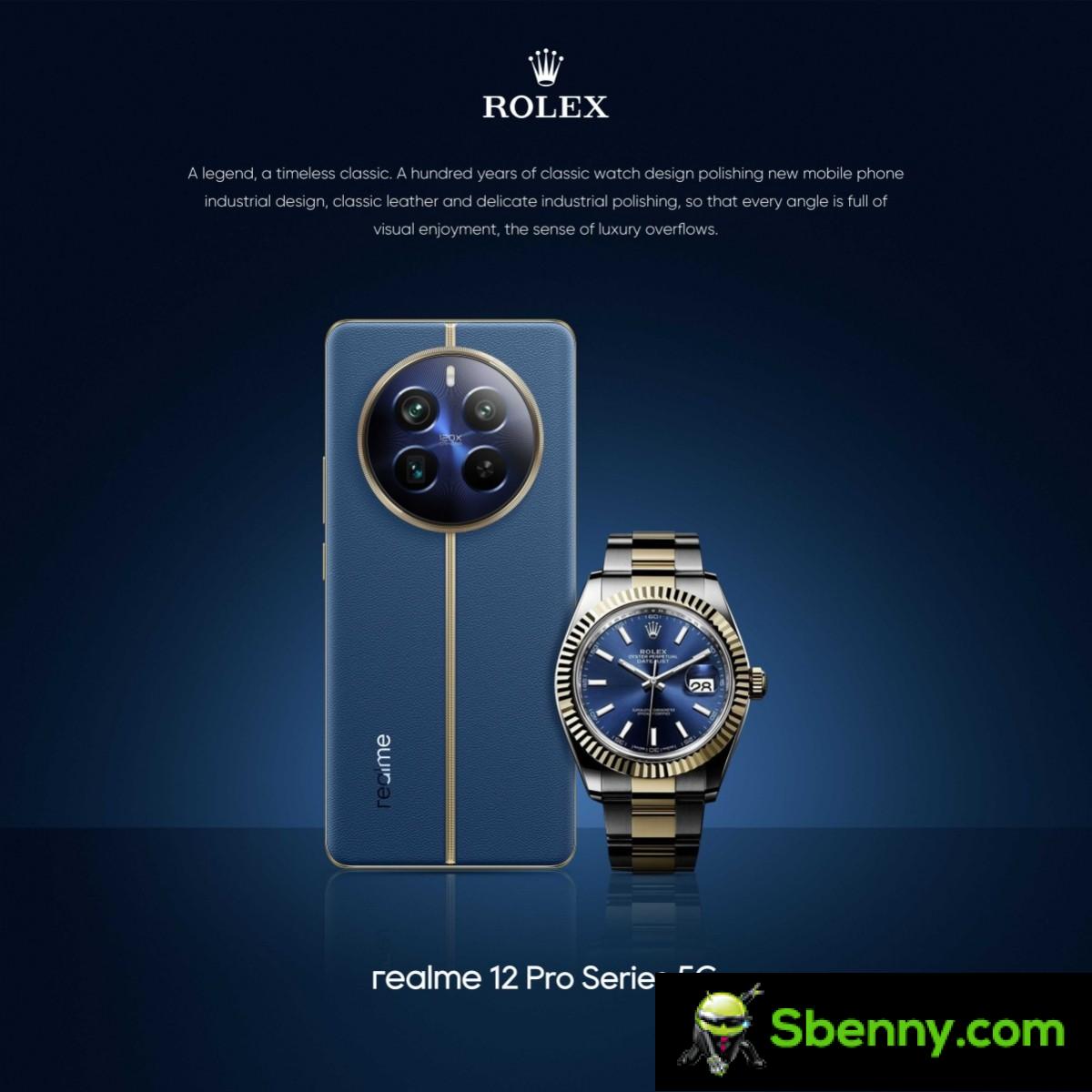Realme will collaborate with Rolex in the upcoming 12 Pro series