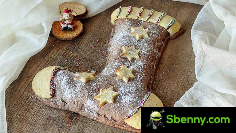 The Befana stocking, surprise éca saka shortcrust pastry lan ricotta
