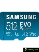 512GB Samsung Evo microSD card
