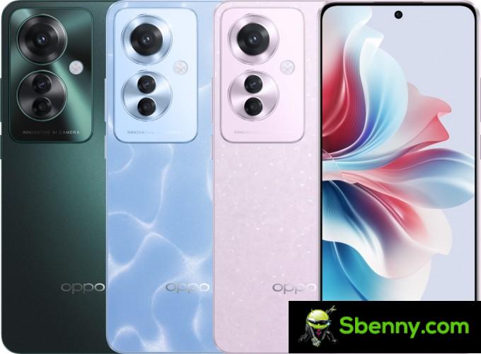 Oppo Reno11 F arrives with Dimensity 7050, 64 MP camera and 120 Hz screen