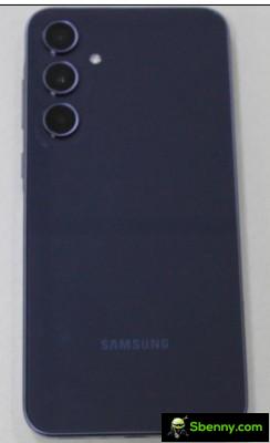 The live image of the Samsung Galaxy A35 emerges