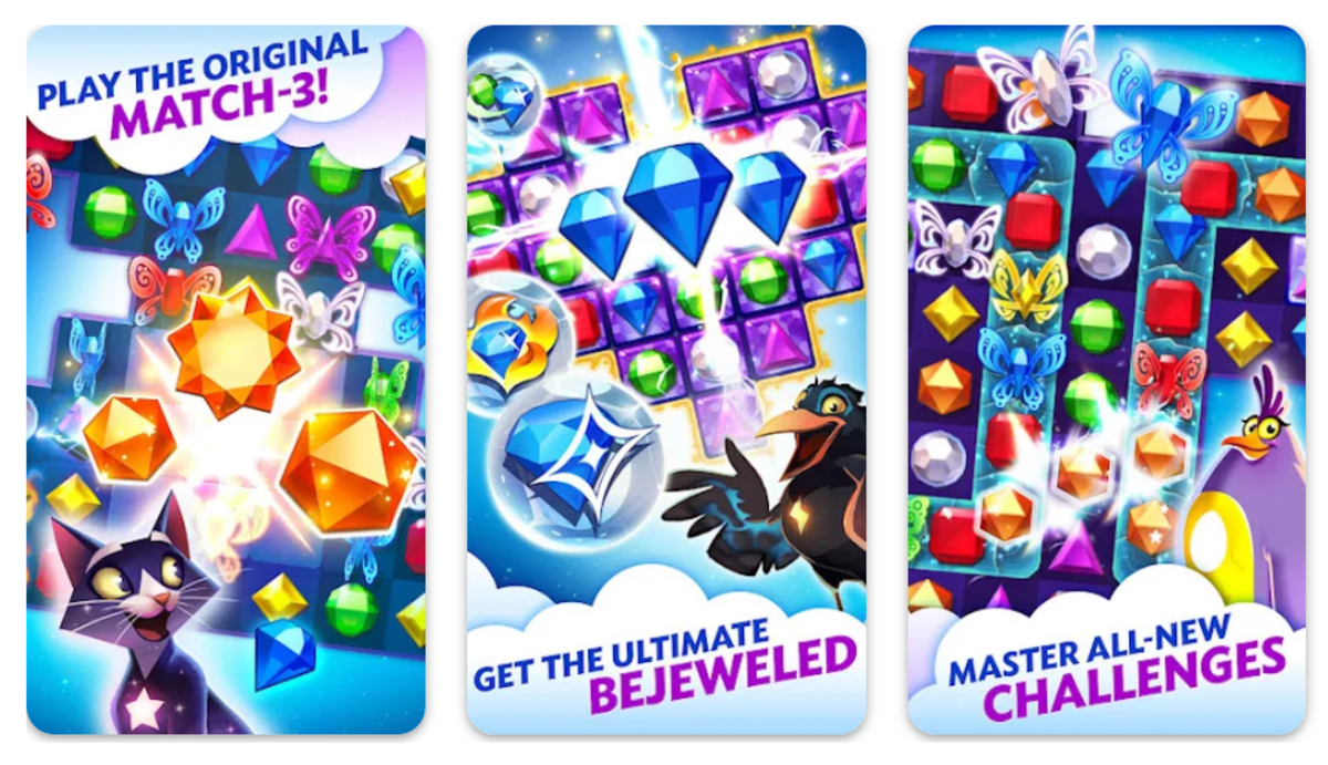 Jogos Bejeweled Star semelhantes ao Candy Crush