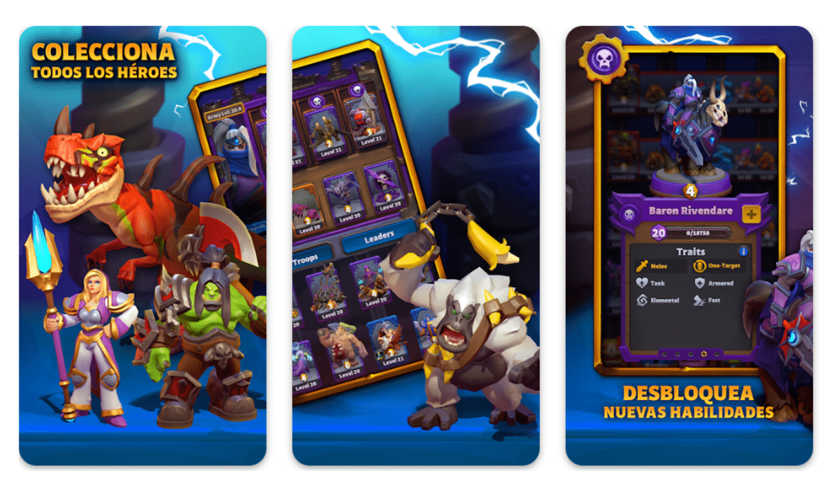 Warcraft Rumble clash royale style game