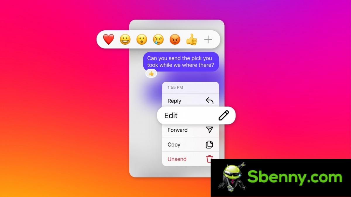 Instagram lets you edit your direct messages, pin your chats, and save your favorite stickers