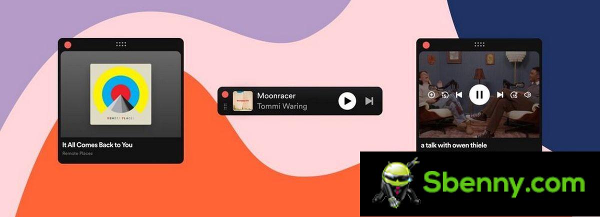 Spotify lanza Miniplayer para Mac y Windows