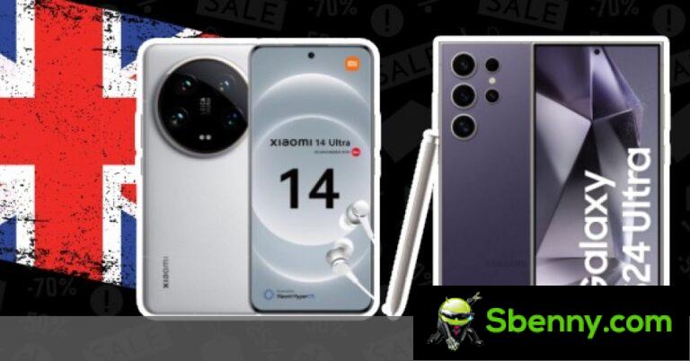 Angebote: Xiaomi 14 Ultra gibt es mit Rabatt, Galaxy S24-Serie bekommt 10 % Rabatt.