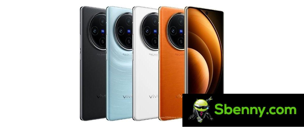 vivo X100 instead with curved screen and orange color