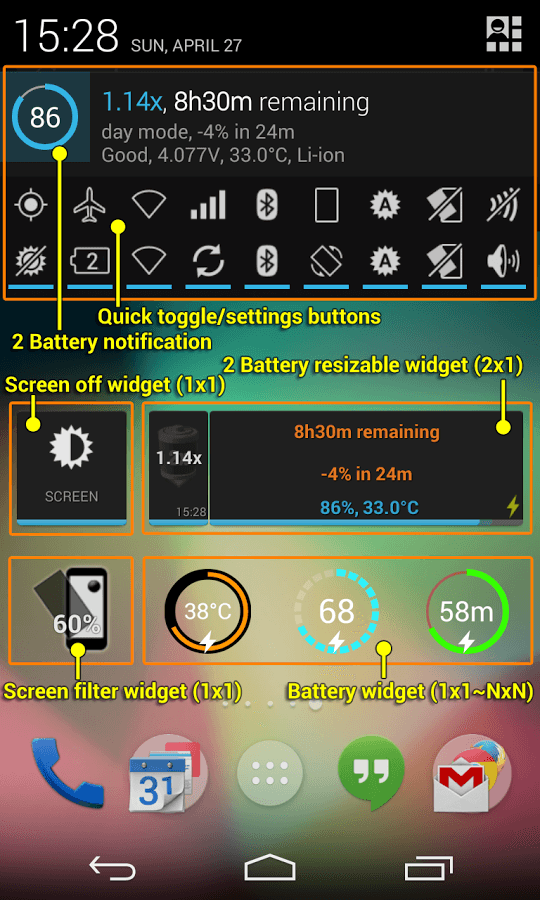 2 Battery Pro - Battery Saver