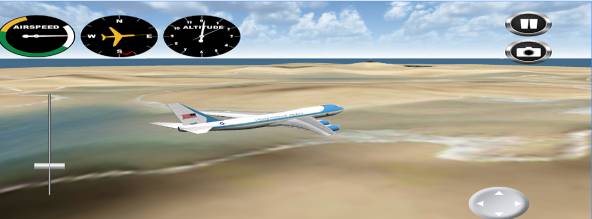 Gameplay screenshot from airplane for Android
