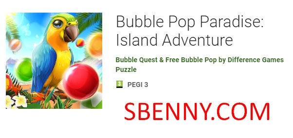 bubble pop paradise island adventure