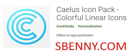 caelus icon pack colorful linear icons