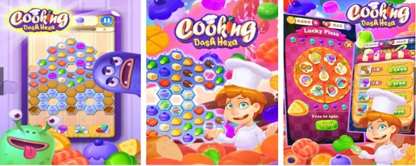 Gameplay screenshot from cooking dash hexa for Android