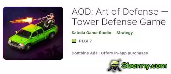 aod art of defense tower defense game