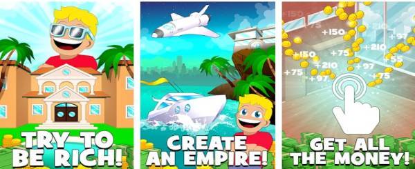 Gameplay screenshot from burger clicker idle money billionaire business for Android