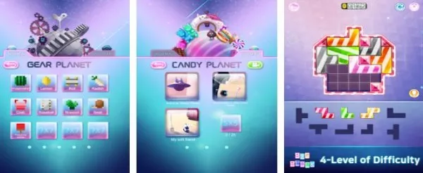 Gameplay screenshot from big block puzzle for Android