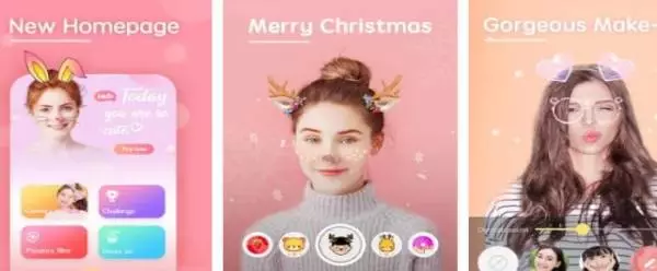 Gameplay screenshot from camera360 selfie photo editor with funny Sticker for Android