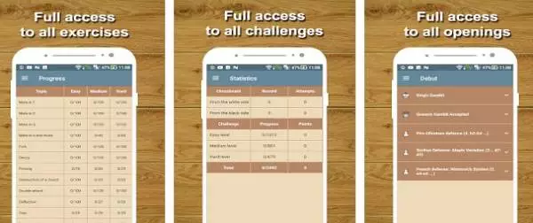 Gameplay screenshot from chess coach pro for Android