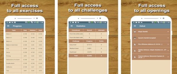 Gameplay screenshot from chess coach pro for Android