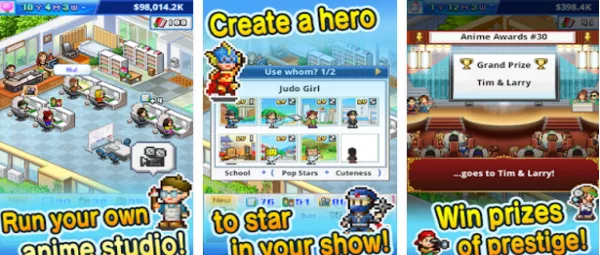 Gameplay screenshot from Anime Studio Story for Android