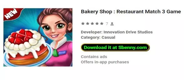 bakery shop restaurant match 3 game