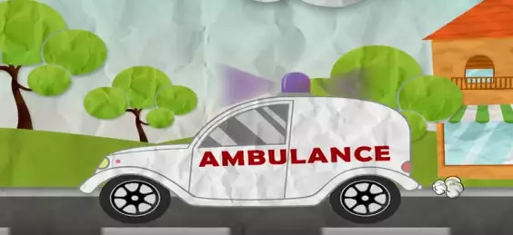 Gameplay screenshot from bimba smart kid in car alerts for Android