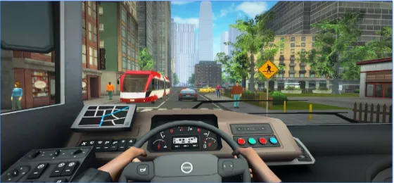 Gameplay screenshot from bus simulator pro 2017 for Android