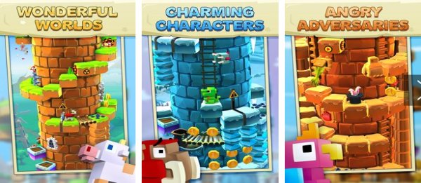 Gameplay screenshot from blocky castle for Android