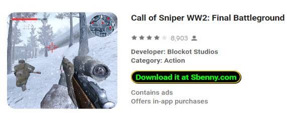 call of sniper ww2 final battleground