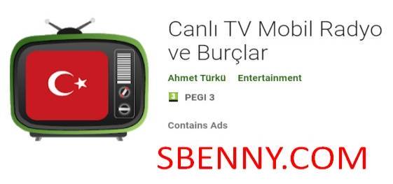 canlı tv mobil radyo ve burçlar