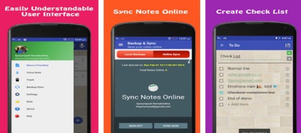 Gameplay screenshot from awesome note for Android