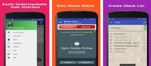 Gameplay screenshot from awesome note for Android