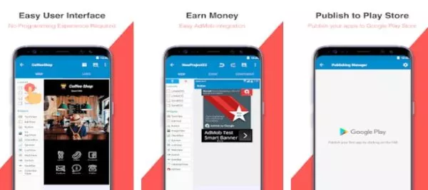 Gameplay screenshot from create your own apps for Android