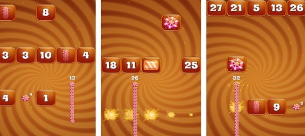 Gameplay screenshot from candy caterpillar for Android