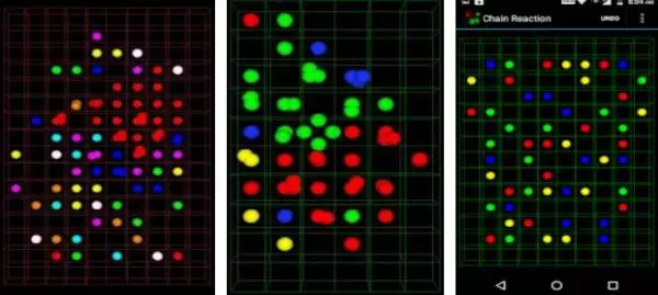 Gameplay screenshot from chain reaction for Android