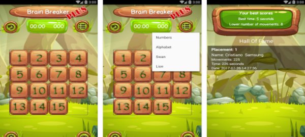 Gameplay screenshot from brain breaker plus for Android