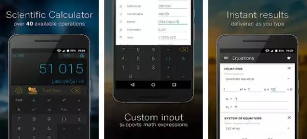 Gameplay screenshot from calcKit all in one calculator free for Android