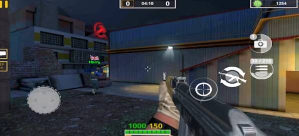 Gameplay screenshot from combat strike pro fps online gun shooting games for Android