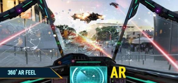 Gameplay screenshot from ar shooting game for Android