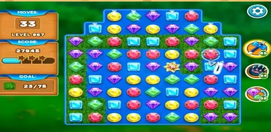 Gameplay screenshot from cute cats magic adventure for Android