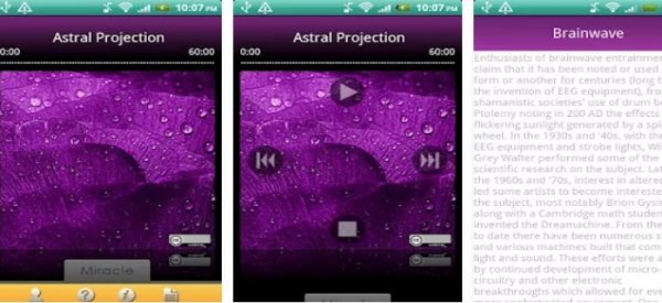 Gameplay screenshot from astral  projection for Android