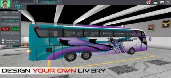 Gameplay screenshot from bus simulator indonesia for Android