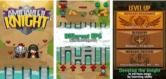 Gameplay screenshot from Amidakuji Knight for Android
