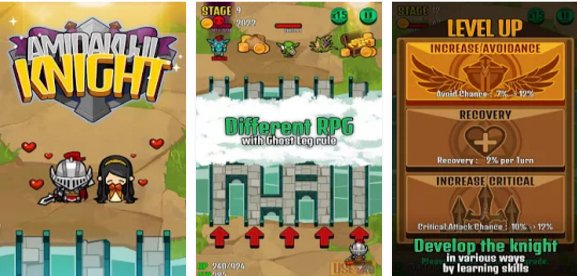 Gameplay screenshot from Amidakuji Knight for Android