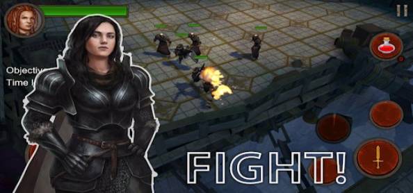 Gameplay screenshot from ancient rivals dungeons for Android