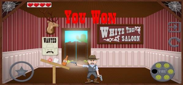 Gameplay screenshot from angry sheriff physical puzzle for Android