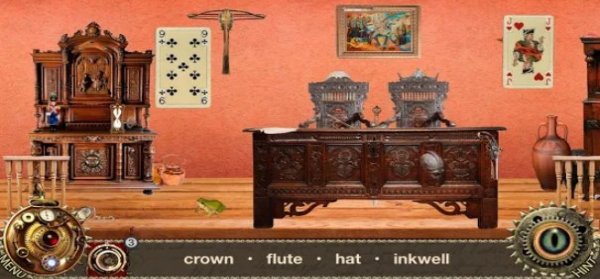 Gameplay screenshot from alice in wonderland seek and find games free for Android