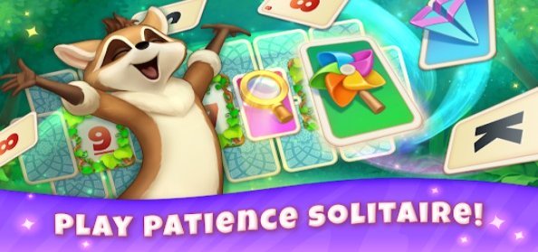 Gameplay screenshot from citymix card games tripeaks solitaire city for Android