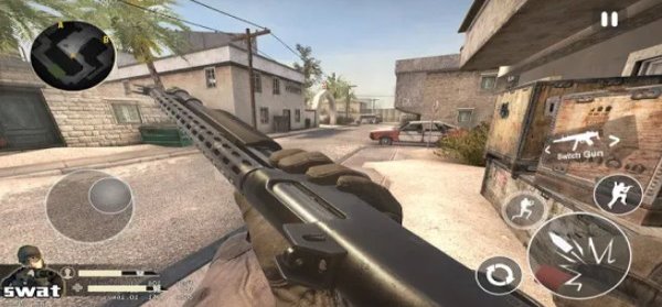 Gameplay screenshot from counter terror sniper shoot for Android